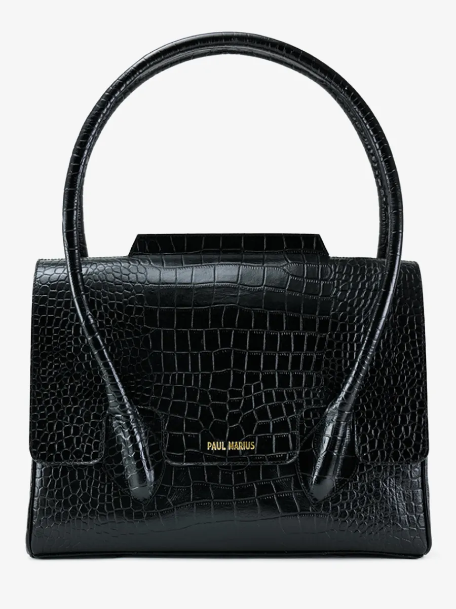 Outlet PAUL MARIUS Colette M Alligator - Noir De Jais