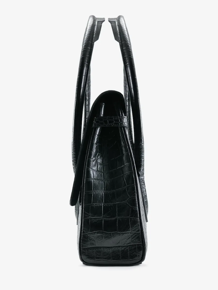 Outlet PAUL MARIUS Colette M Alligator - Noir De Jais