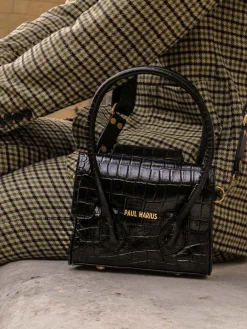 Sale PAUL MARIUS Colette XS Alligator - Noir De Jais
