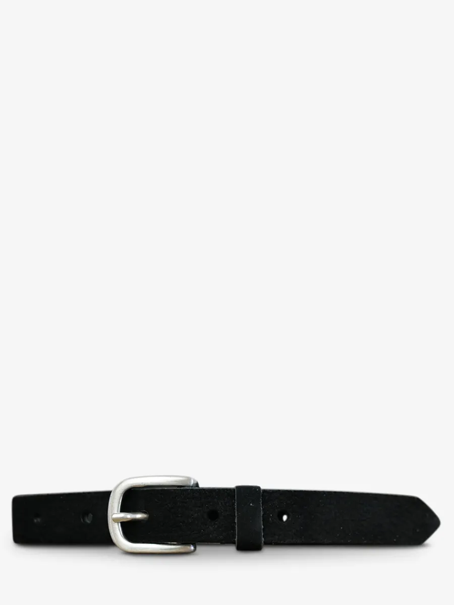 New PAUL MARIUS LaCeinture Magnifique Nubuck - 20mm - Noir