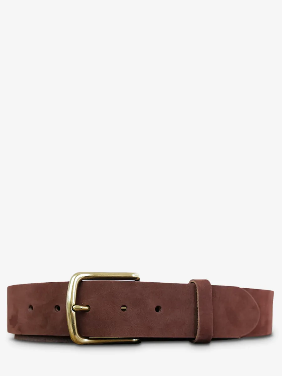 Discount PAUL MARIUS LaCeinture Magnifique Nubuck - 40mm - Brun