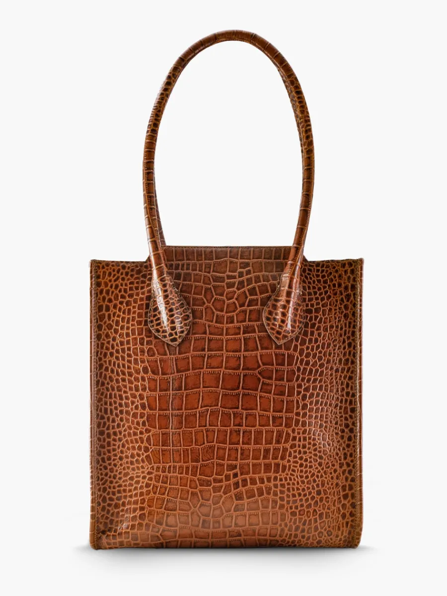 PAUL MARIUS LaFlâneuse Alligator - Ambre