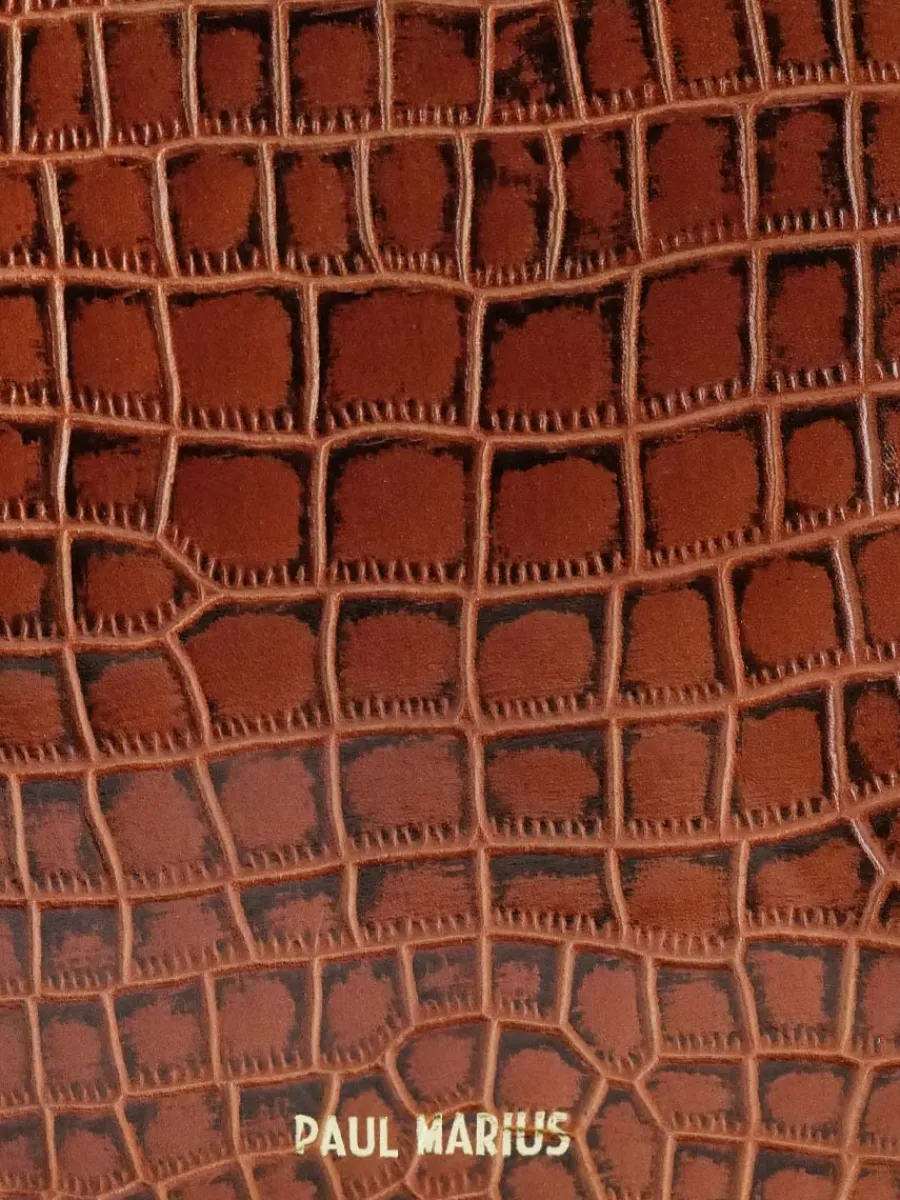 PAUL MARIUS LaFlâneuse Alligator - Ambre