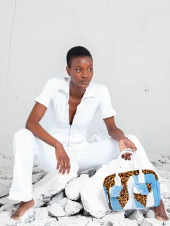 Online PAUL MARIUS LeDandy S Chimère - Denim / Blanc