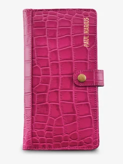 Outlet PAUL MARIUS LePortefeuille Charlotte N°2 Alligator Cocktail - Tourmaline