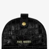 Online PAUL MARIUS LePortefeuille Manon N°2 Alligator - Noir De Jais