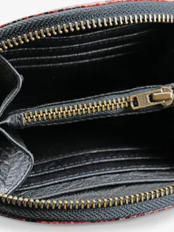 Online PAUL MARIUS LePortefeuille Manon Python - Rouge Grenat