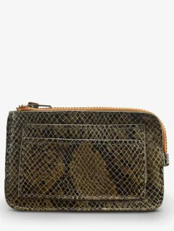 Online PAUL MARIUS LePorte-monnaie AUGUSTIN Python - Kaki