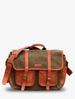 Discount PAUL MARIUS LeReporter Toile - Vert Kaki