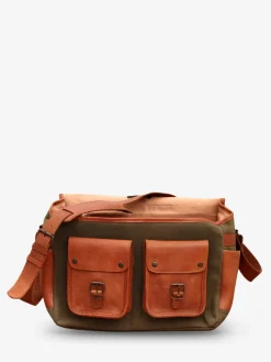 Discount PAUL MARIUS LeReporter Toile - Vert Kaki