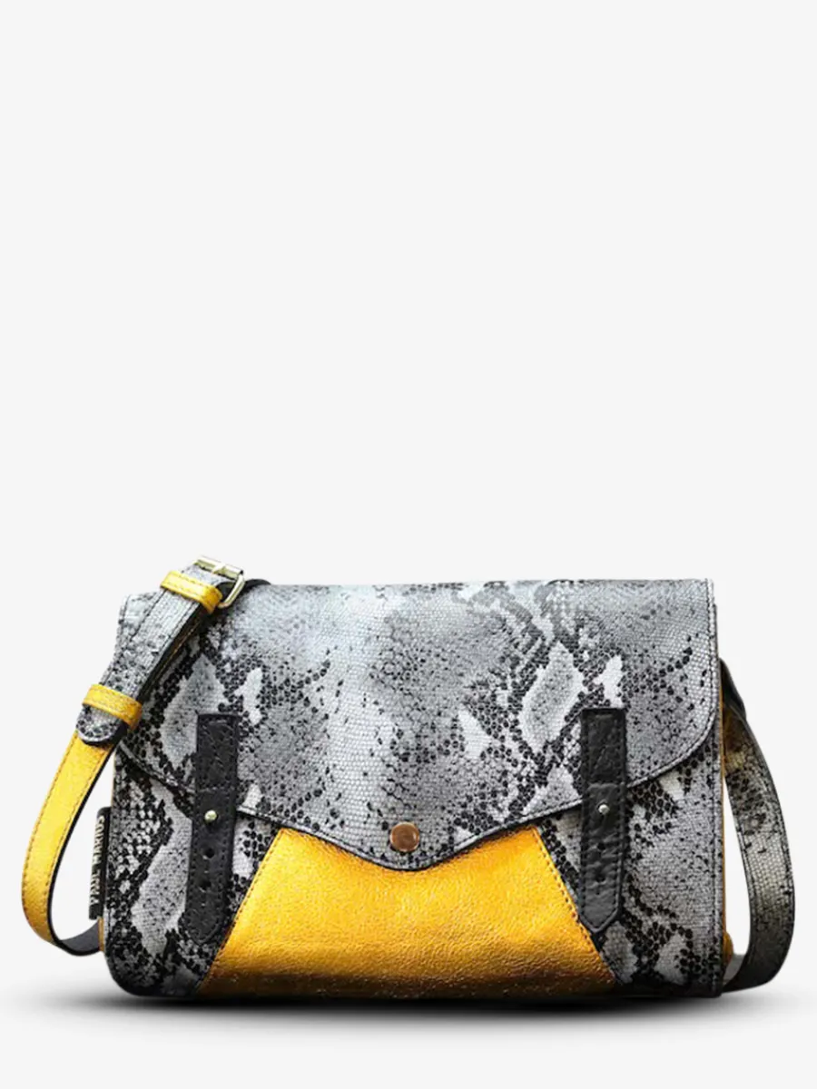 Sale PAUL MARIUS L'Indispensable Python - Granit / Jaune Metallisé