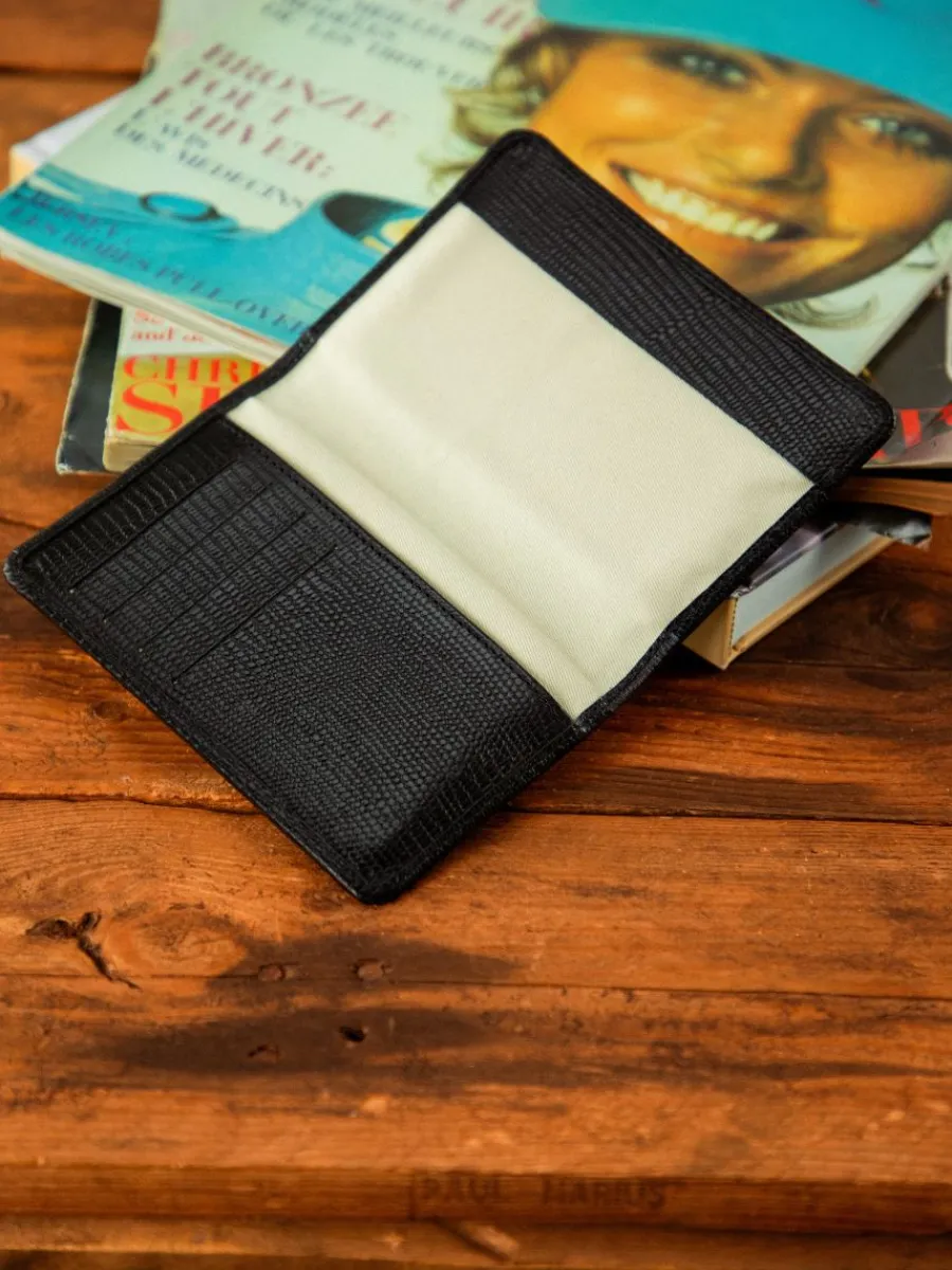 Outlet PAUL MARIUS L'Étui Pour Passeport 1960 - Noir De Jais