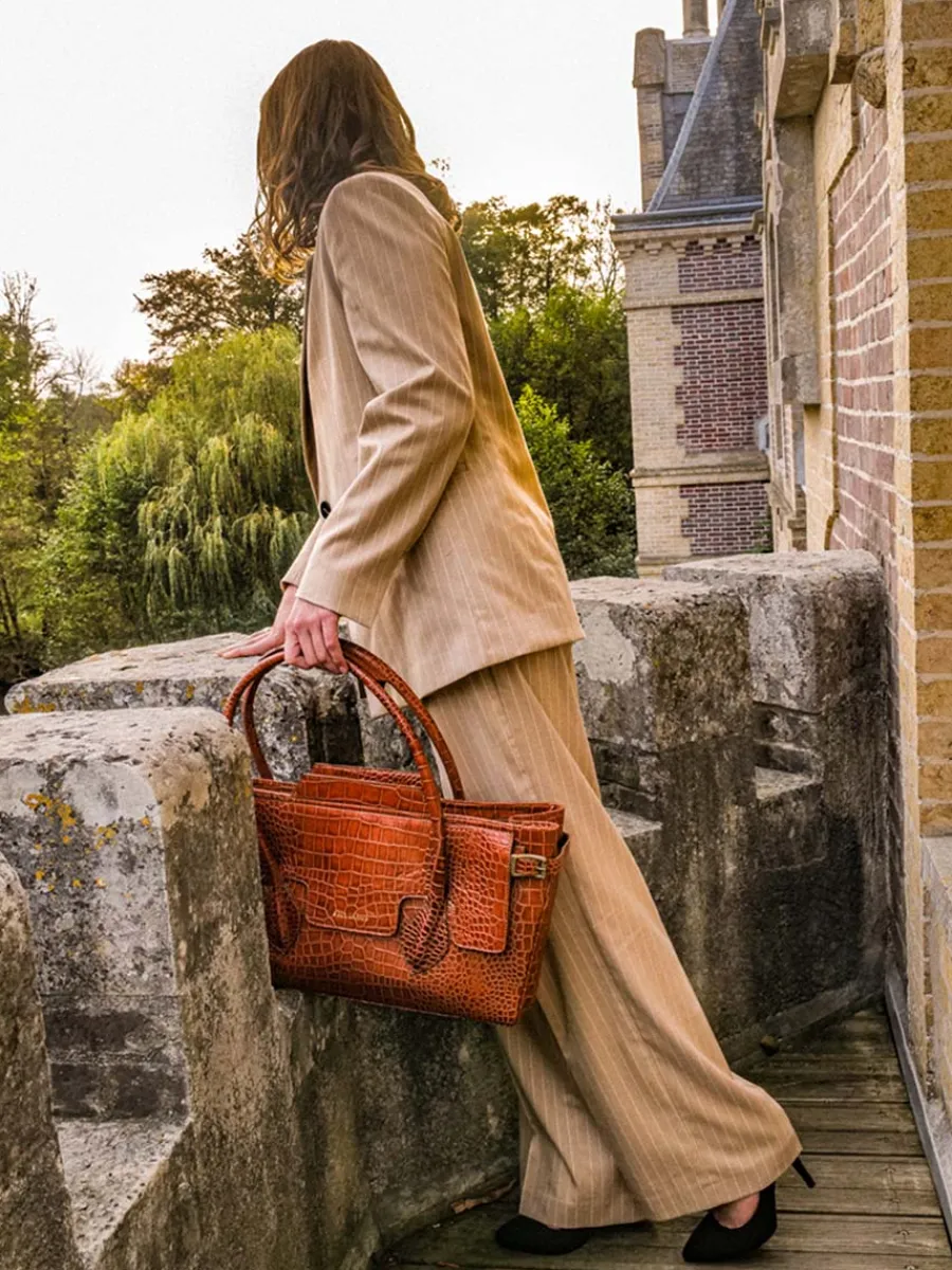 Hot PAUL MARIUS Madeleine Alligator - Ambre