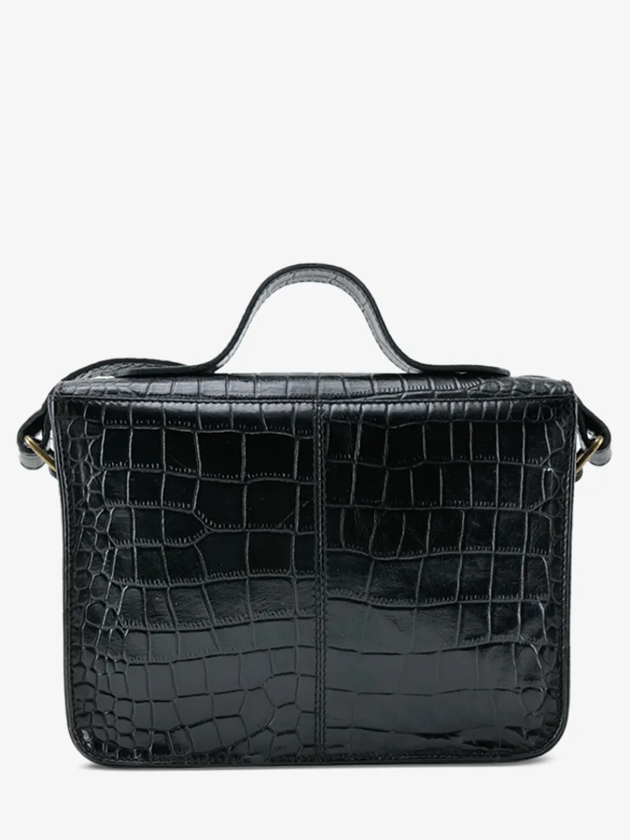 Clearance PAUL MARIUS Mademoiselle George Alligator - Noir De Jais