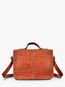 Clearance PAUL MARIUS Mademoiselle George Alligator Cocktail - Ambre