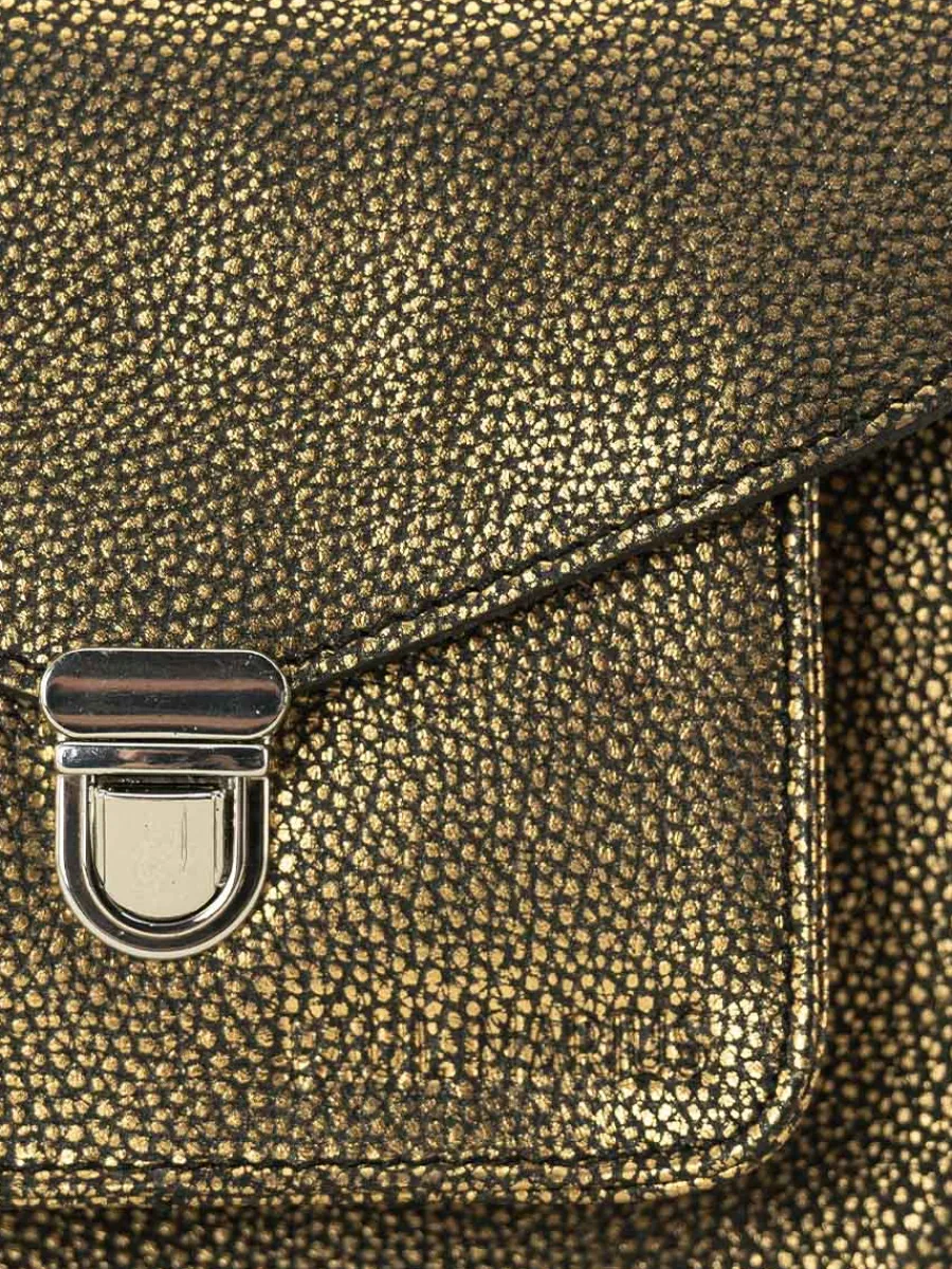 New PAUL MARIUS Mademoiselle George XS Granite - Noir / Doré